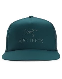 Arcteryx Logo Flat Brim Trucker Hat -Outdoor Equip Series Store arcteryx logo flat brim trucker hat 2
