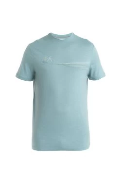 Icebreaker Men's 150 Tech Lite III Short Sleeve Cadence Paths
