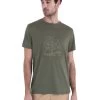 Icebreaker Men's 150 Tech Lite III Short Sleeve Sunset Camp