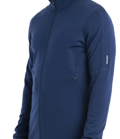 Icebreaker Men's Elemental II Long Sleeve Zip 1 Icebreaker Men's Elemental II Long Sleeve Zip