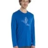 Icebreaker Men's Tech Lite II Long Sleeve Skiing Yeti