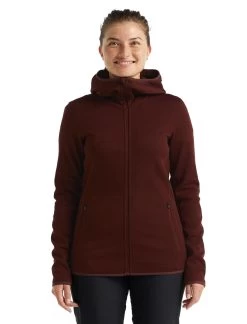 Icebreaker Women's Elemental Long Sleeve Zip Hoody 5 Icebreaker Women's Elemental Long Sleeve Zip Hoody -Outdoor Equip Series Store icebreaker womens elemental long sleeve zip hoody 2