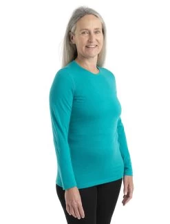 Icebreaker Women's Oasis Long Sleeve Crew 9 Icebreaker Women's Oasis Long Sleeve Crew -Outdoor Equip Series Store icebreaker womens oasis long sleeve crew 4