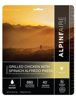 Katadyn Grilled Chicken With Spinach Alfredo